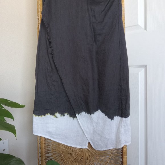 ⚡ Soft Surroundings Dip Dye Linen Maxi Dress - Picture 4 of 5
